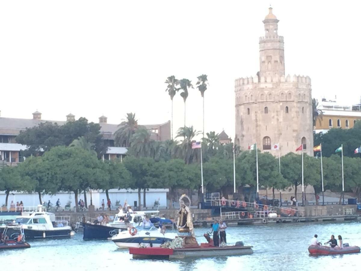 Betis A La Orilla Del Guadalquivir & Vistas A La Giralda Leilighet Sevilla Eksteriør bilde